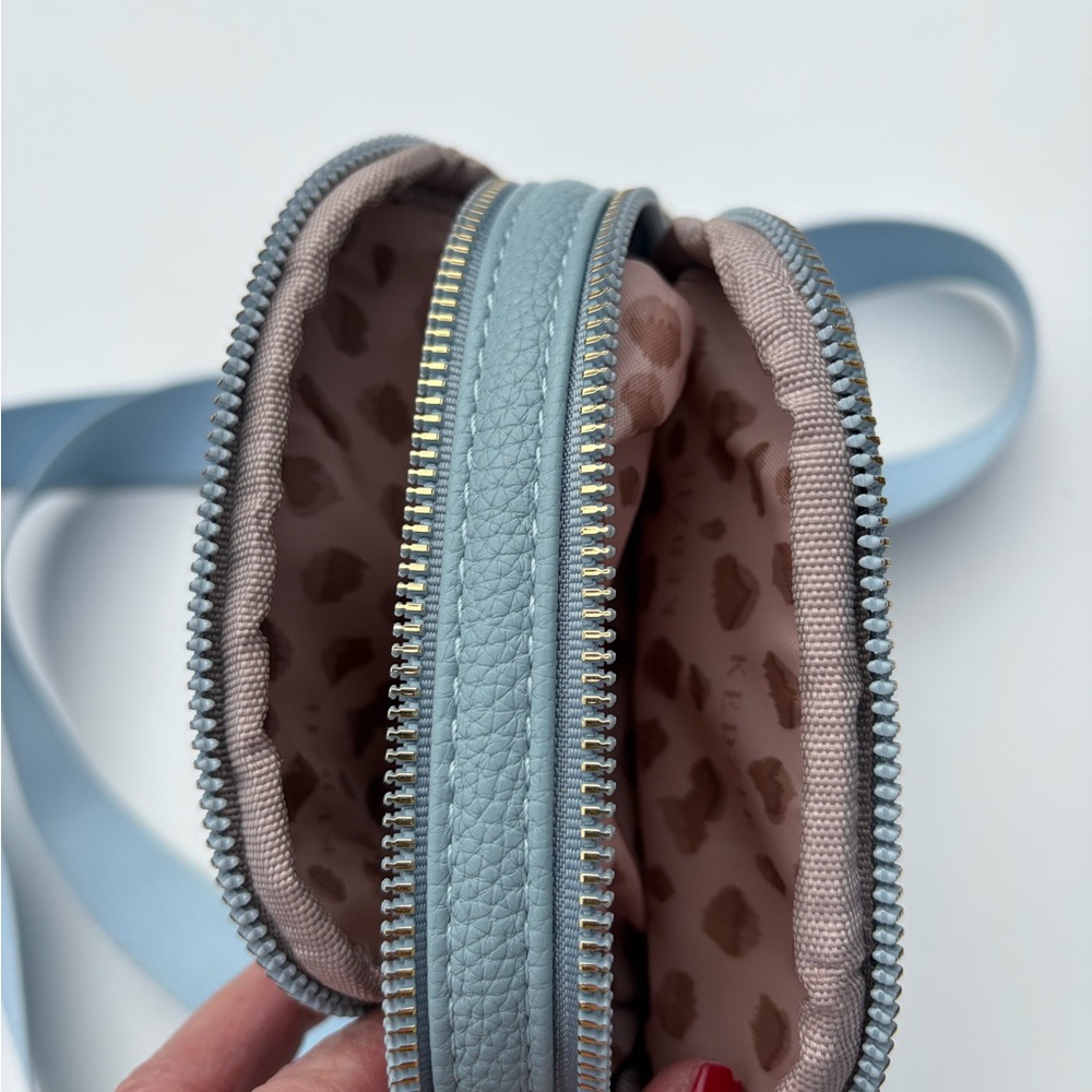 Kedzie Solstice Convertible Sling Crossbody Bag with Card Case Wallet, Sky Blue - Picture 5 of 8